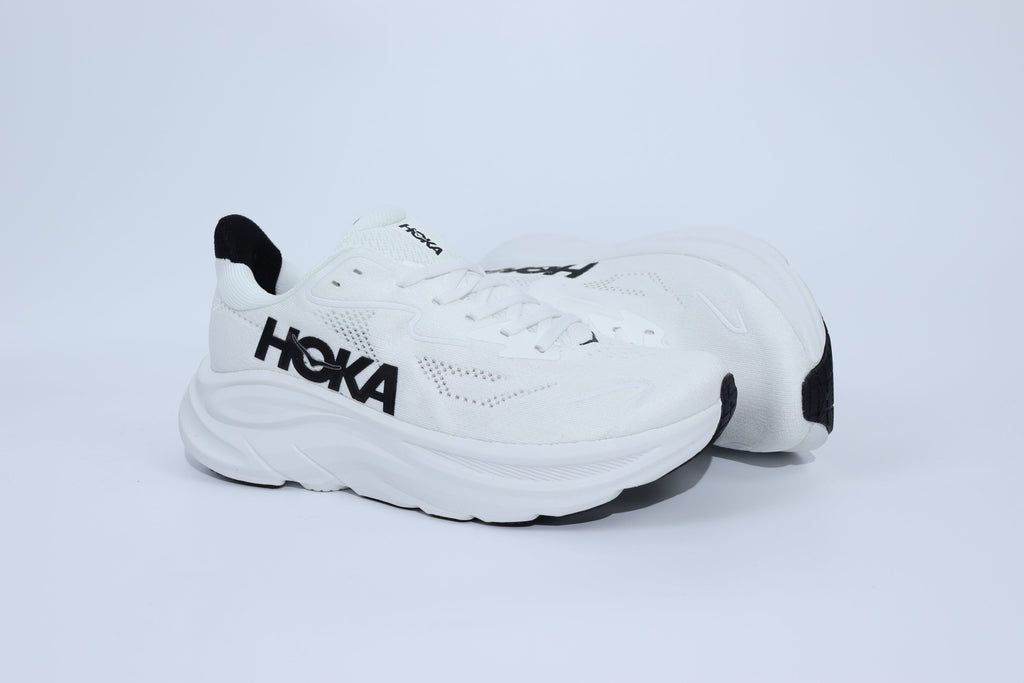 Clifton 10 - HK Unisex Sneakers - White Black