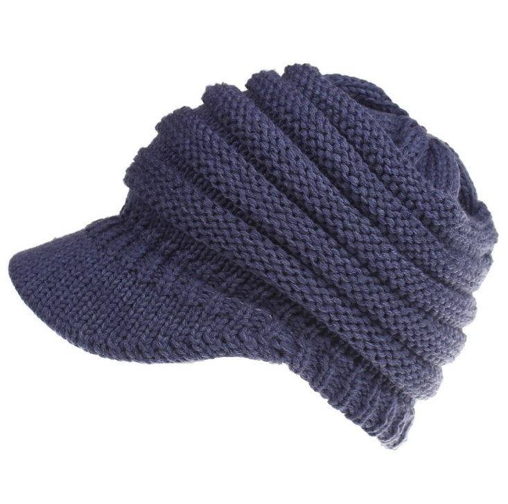Women's Soft Knit Ponytail Beanie