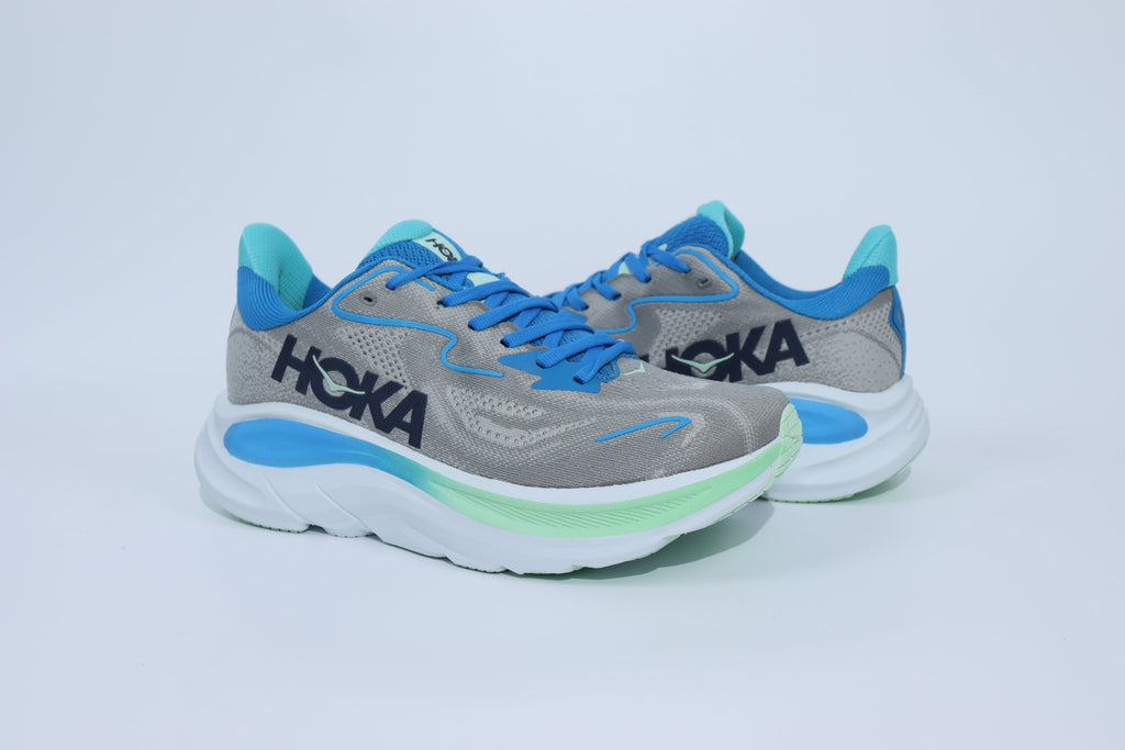 Clifton 10 - HK Unisex Sneakers - Grey Mint