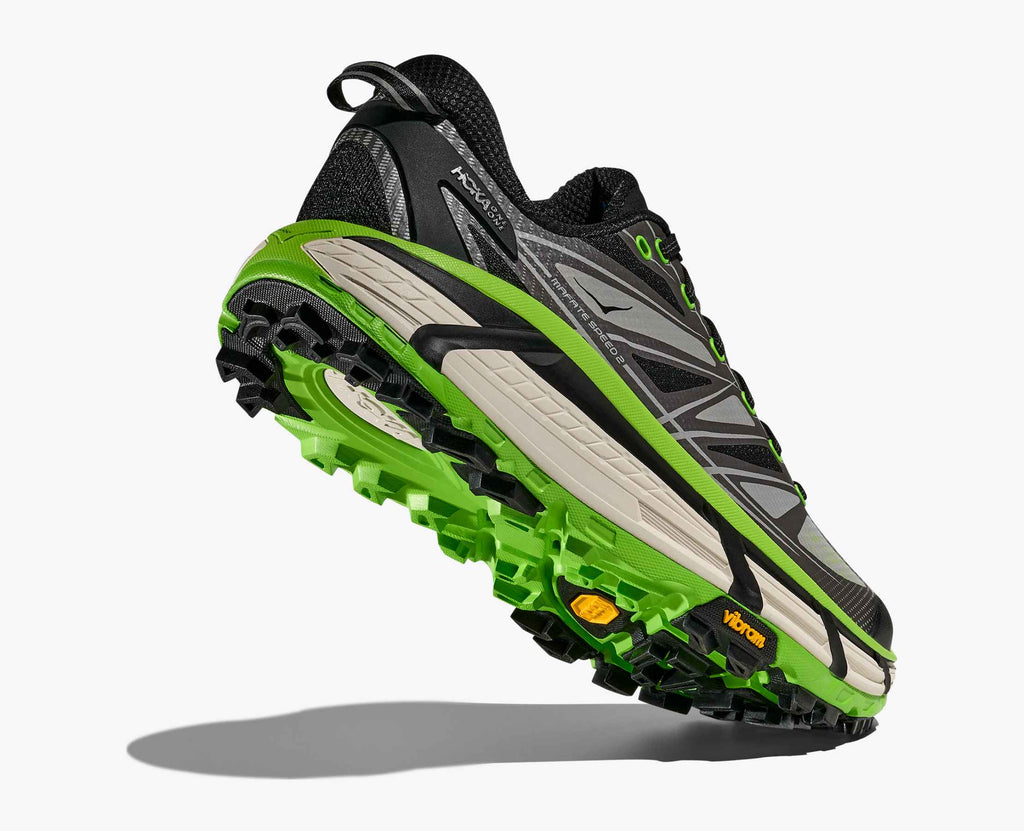 HK® Mafate Speed – Black & Neon Green Trail Runners